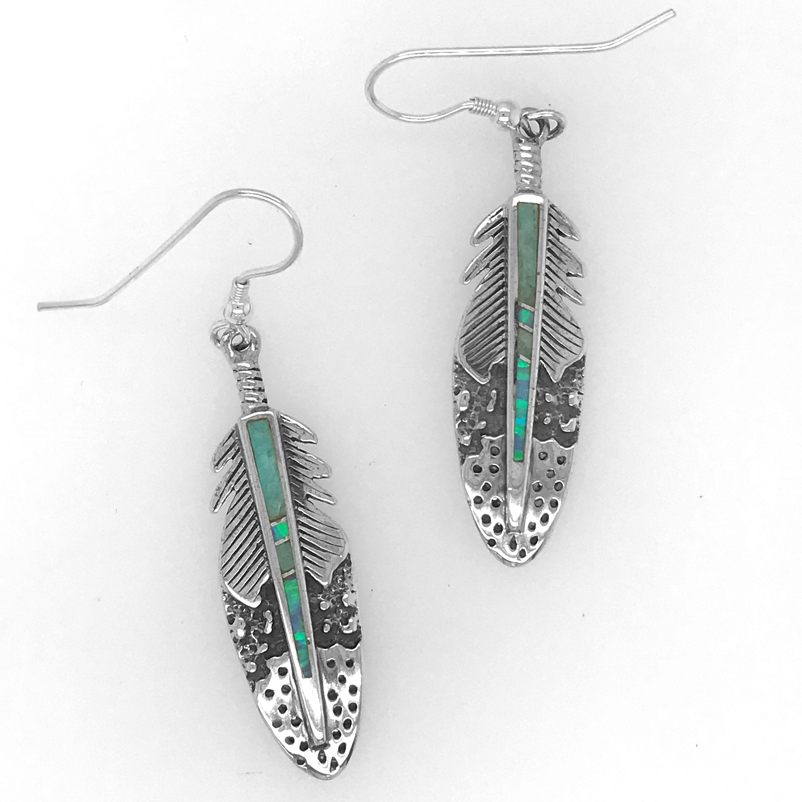 Sterling Silver 'When Feathers Appear' Quote Earrings - The Perfect  Keepsake Gift